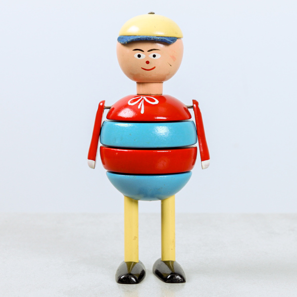 Plockfigur, Pojke, trä, 1950/60-tal