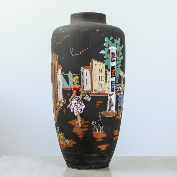 Golvvas, "Monmartre", Keto Keramik, 1950/60-tal