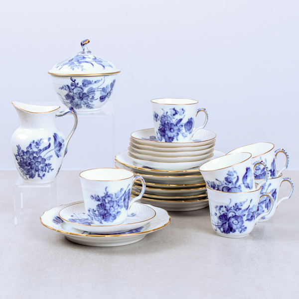 Kaffeservis, "Blå Blomst", Royal Copenhagen
