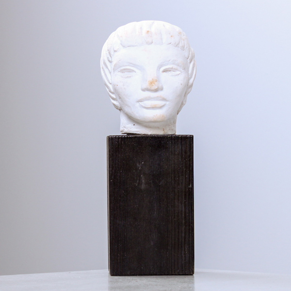 Gunnar Nordborg, skulptur, gips, signerad