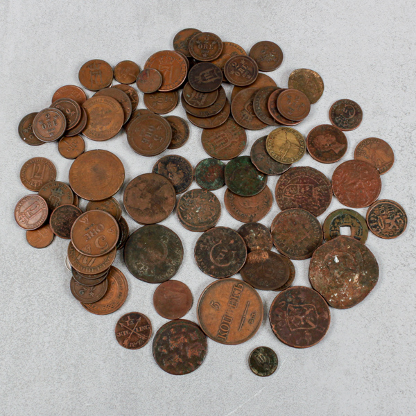 Mynt, Koppar, flertalet Sverige, 16--1900-tal