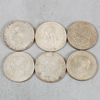 Mynt, Sverige, 6st 5kr, silver