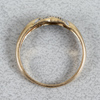 Ring, Guld 18k, med enstaka mindre diamanter, 2.5g