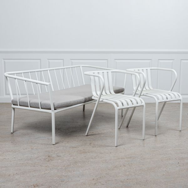 Utemöbler, "Nerja", stolar, ett par, samt soffa, samtida