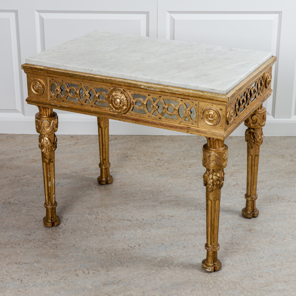 Konsolbord, Louis XVI, delvis 1700-talets slut