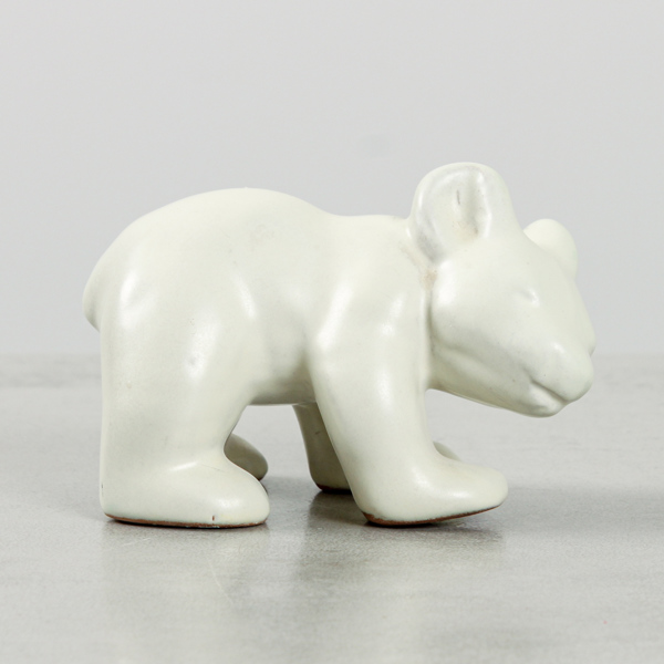 Vicke Lindstrand, björnunge, glaserad keramik, Upsala-Ekeby