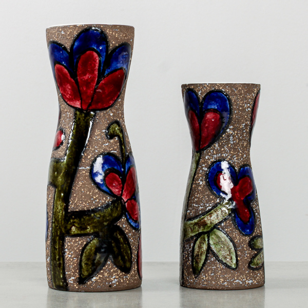 Vaser, 2 st "Cardus", Mari Simmulson, Upsala-Ekeby