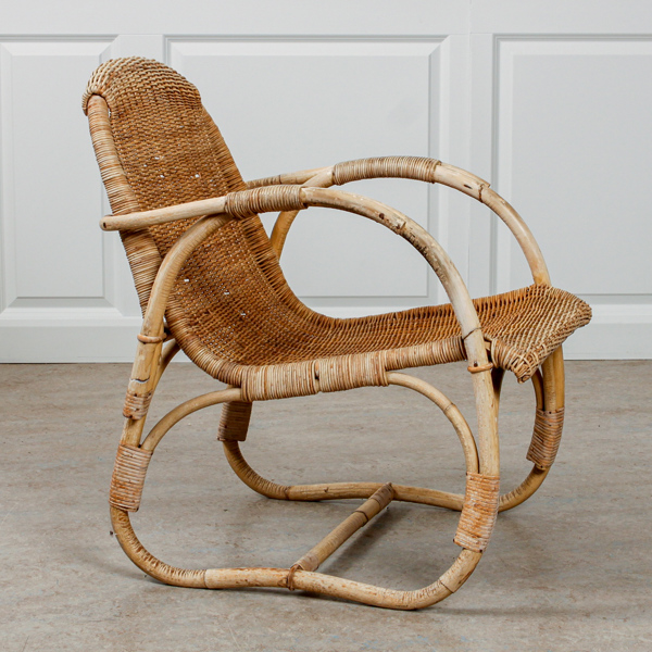 Fåtölj, rotting, 1900-talets andra hälft