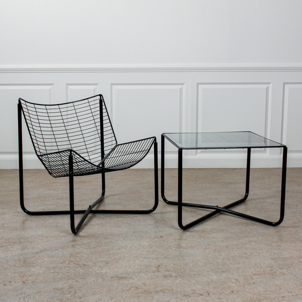 Niels Gammelgaard, "Järpen", bord med stol, ikea, 1980-tal