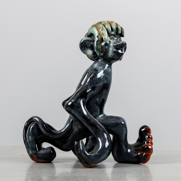 Figurin, Vicke Lindstrand, troll, Upsala Ekeby