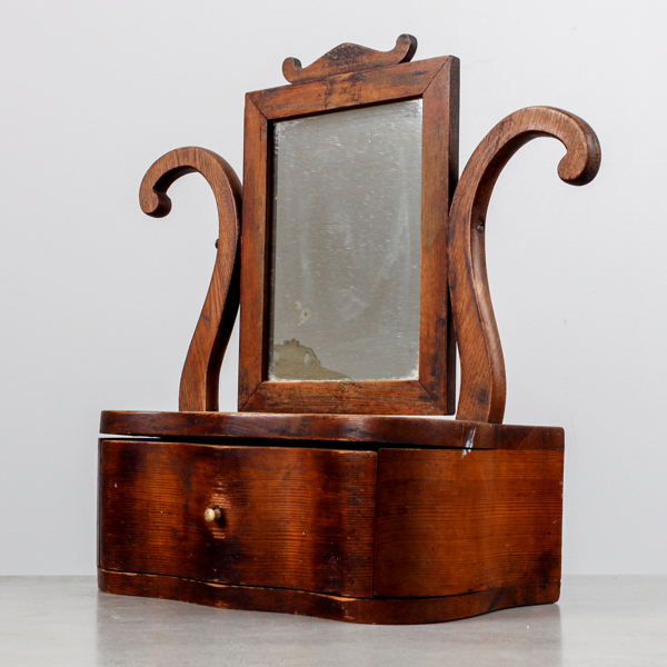 Lådspegel, provinsiell Karl Johan, 1800-talets mitt