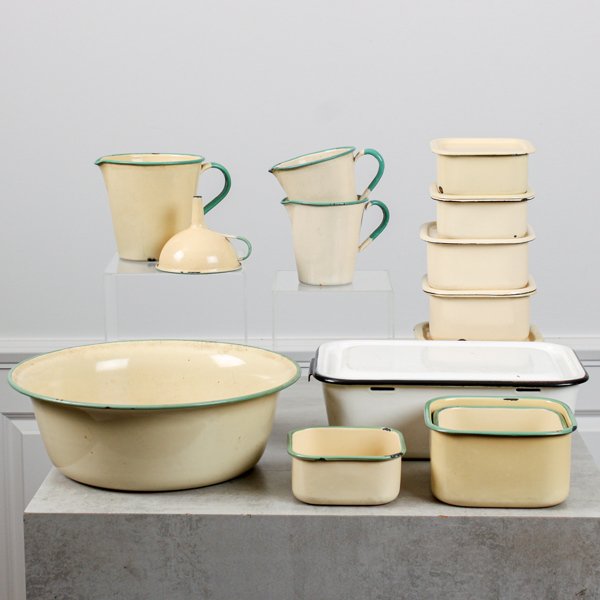 Emaljföremål, 13 dlr, Kockums