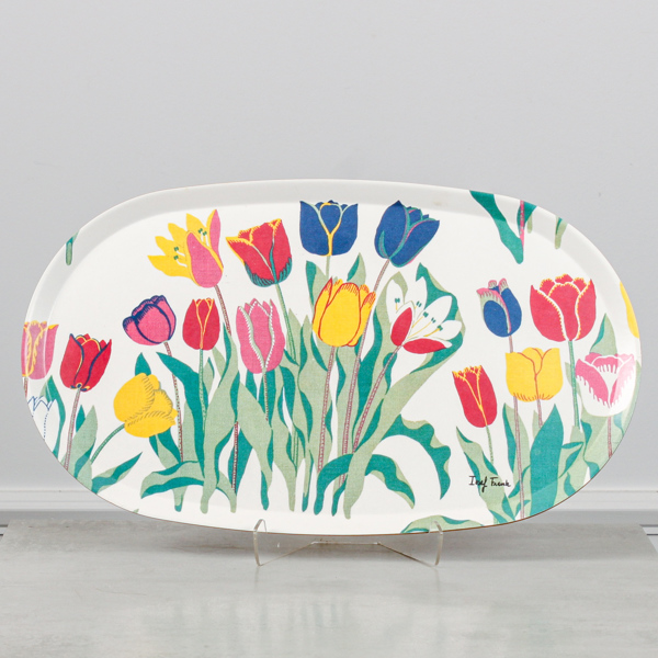 Bricka, "Tulpan", Josef Frank, Firma Svenskt Tenn, 1970-tal