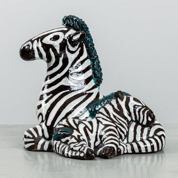 Taisto Kaasinen, figurin, zebror, Upsala Ekeby