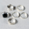 Ringar, 6st, silver