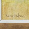 Sven Eriksson, "Från Johannesbäck", olja på duk, signerad