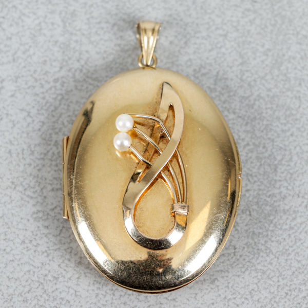 Hänge med fotogömma, Guld 18k 15.1g