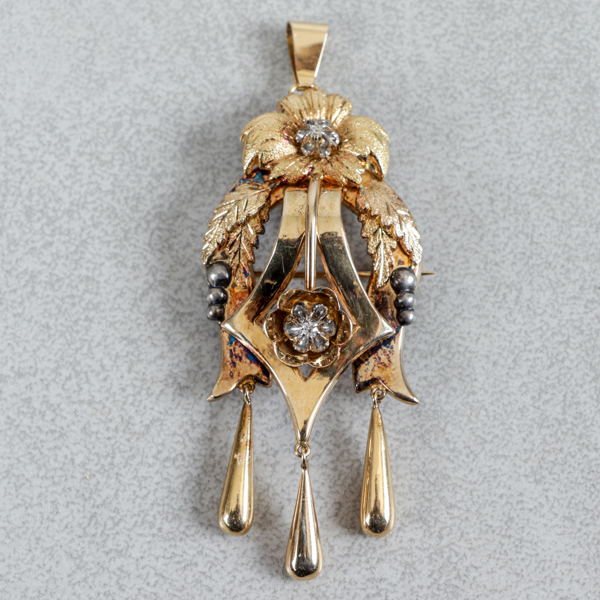 Hänge/Brosch, Guld 18k, 9.4g, SGS