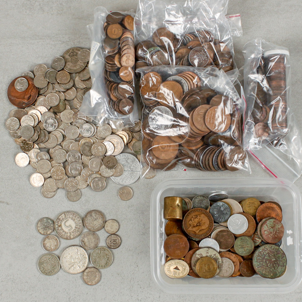 Mynt, Svenska och utländska