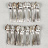 Skytteskedar, 46st, silver, 550g