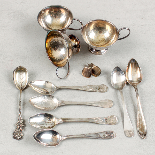 Silverföremål, 11 delar, 192g