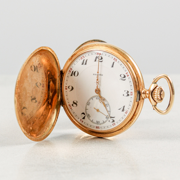 Savonettur, Zenith, Guld 14k