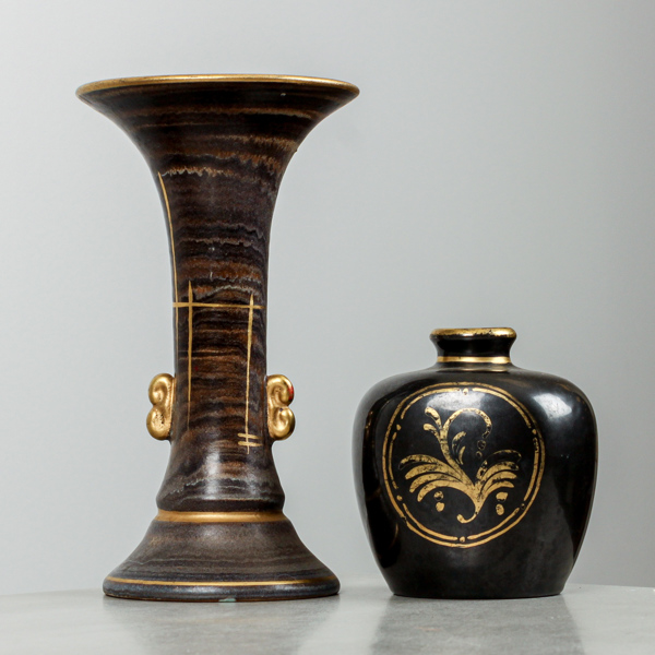 Vaser, 2 st, Upsala-Ekeby, 1920/30-tal