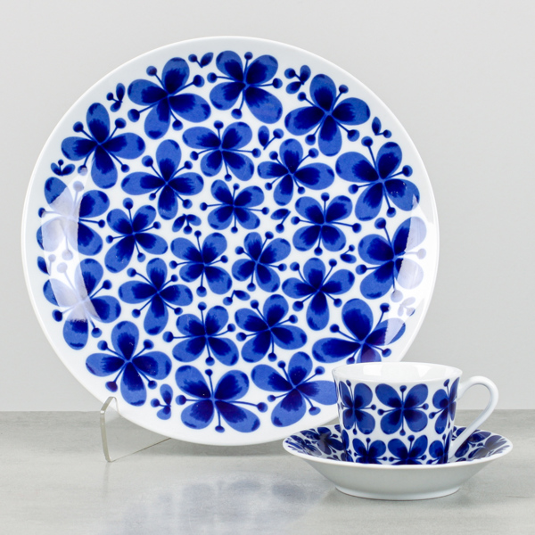 Tallrik samt kaffekopp, "Mon Amie", Marianne Westman, Rörstrand, 2000-tal