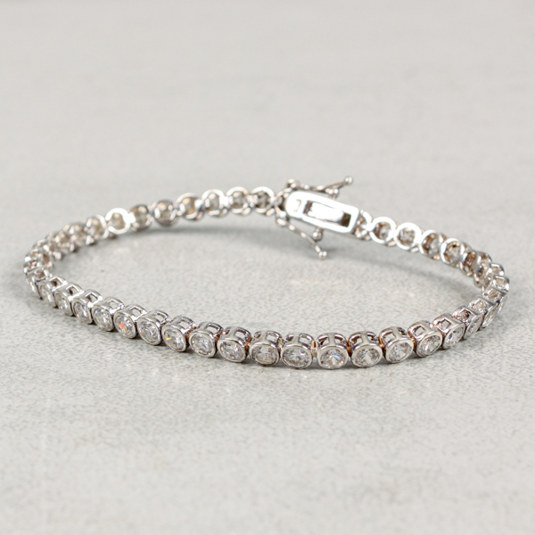 Tennisarmband, Sterling silver och Zirkoner