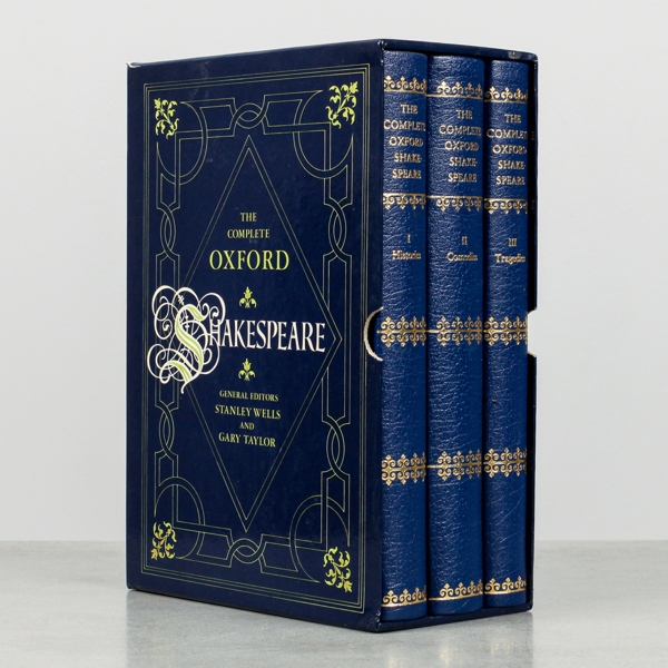 Böcker, "The Complete Oxford Shakespeare", band I-III