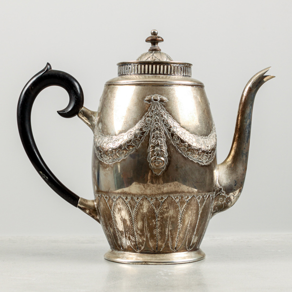 Kaffekanna, Silver, Danmark 1921, A. Steffensen