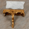 Väggkonsolbord, nyrokoko, med marmorskiva, 1800-talets tredje kvartal