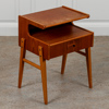 Sängbord, teak, 1960-tal