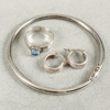 Smycken, 3 delar, silver, 18g