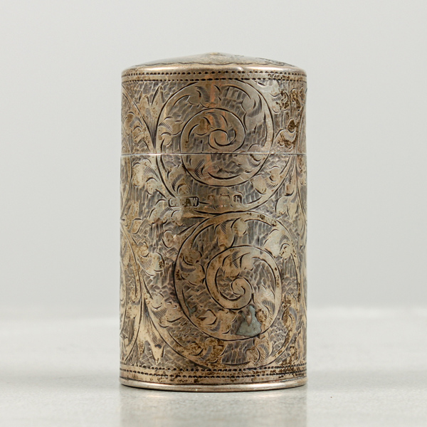 Dosa med lock, Silver, G.E. Walton, 1907, England