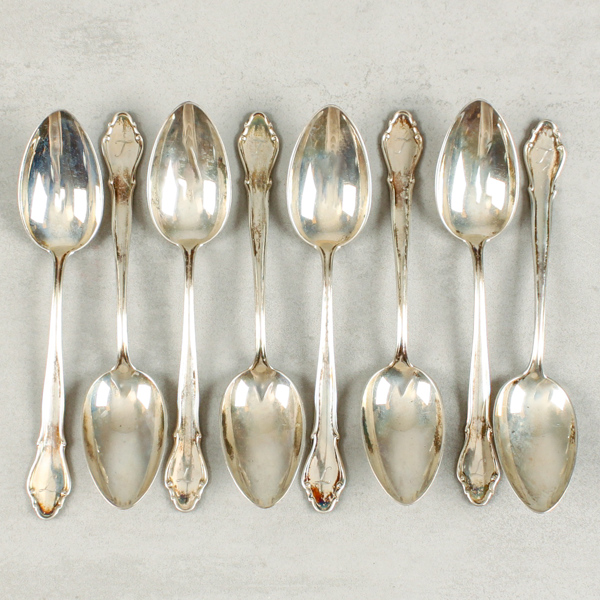 Skedar, 8st, silver, 517g