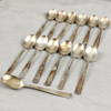 Dessertskedar, 13st, silver, "Rosenholm", silver, 331g