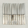 Dessertknivar, 11st, silver, "Rosenholm", silver