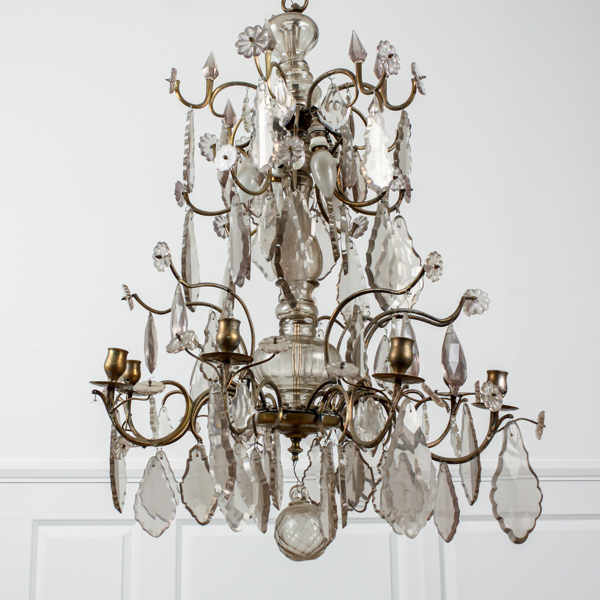 Takkrona, rokokostil, 1800-tal