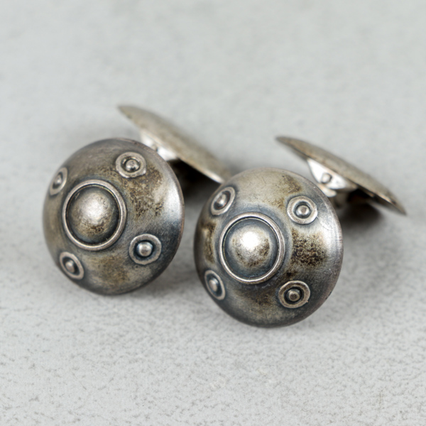 Manschettknappar, 1 par, Kalevala Koru, silver