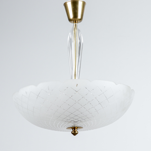 Taklampa, Carl Fagerlund, Orrefors, 1900-talets mitt