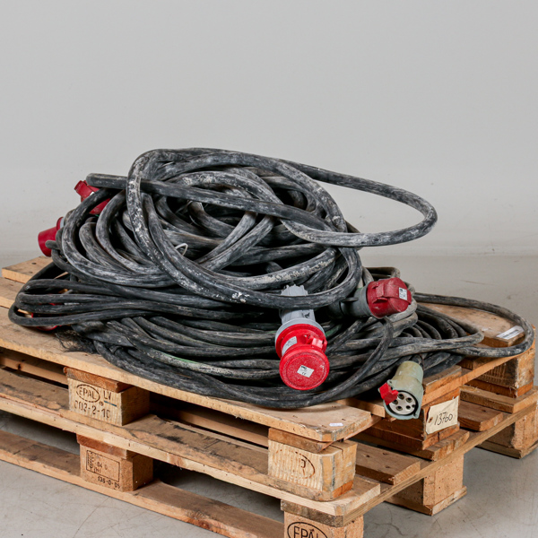 Skarvkablar, 63A samt 25A, parti