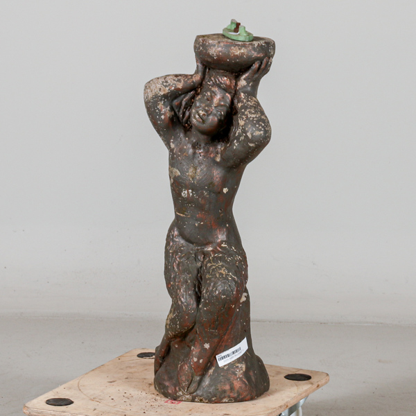 Trädgårdsstaty, "Faun", h:79cm.