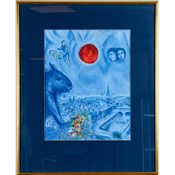 Marc Chagall, efter, osignerad, Ch. Sorlier, Graveur-litographie