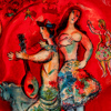 Marc Chagall, efter, "Carmen", offsetlitografi, signerad i trycket