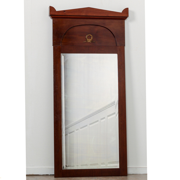 Spegel, Karl Johan-stil, mahogny, 18-/1900-tal