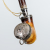 Pipa, med silvermontering, år 1848