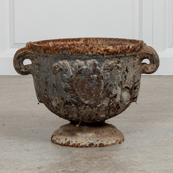 Trädgårdsurna, gjutjärn, barockmodell, 18/1900-tal