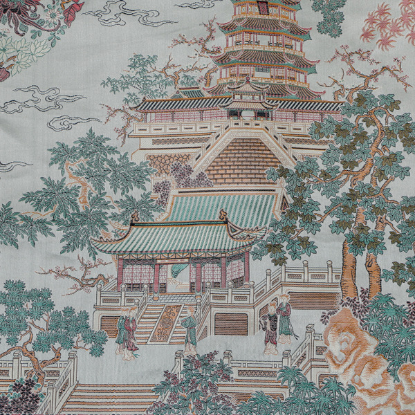 Sidenbroderi, Kina, 1900-talets andra hälft