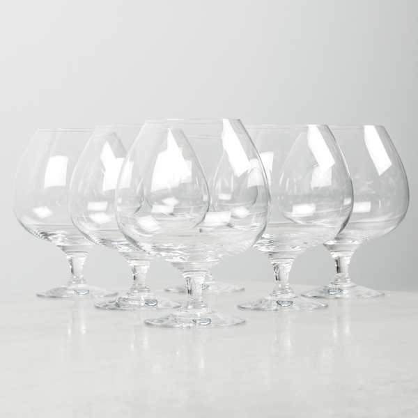 Cognacskupor, 6 st, Orrefors